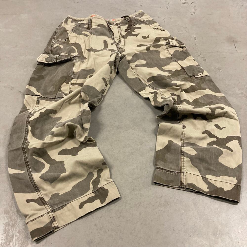 vintage baggy y2k Arizona camo cargo pants 31x32